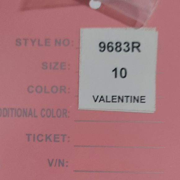 Beautiful Red Dress designed by Blush Size 10 - Picture 2 of 16